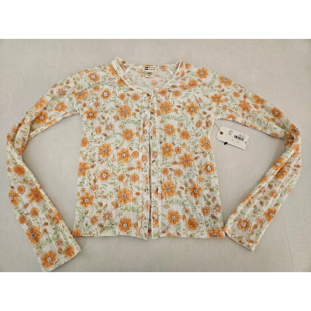 Billabong Girls Fall For It Light Cardigan Sz L 12